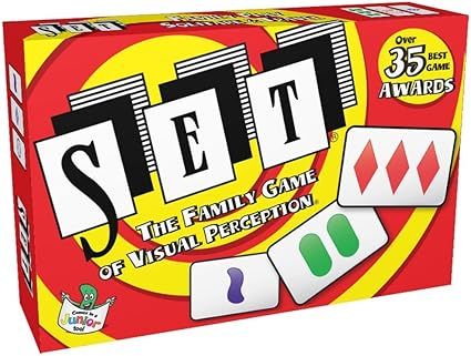 Set Card Game the Family Game of Visual Perception, Card Games ...