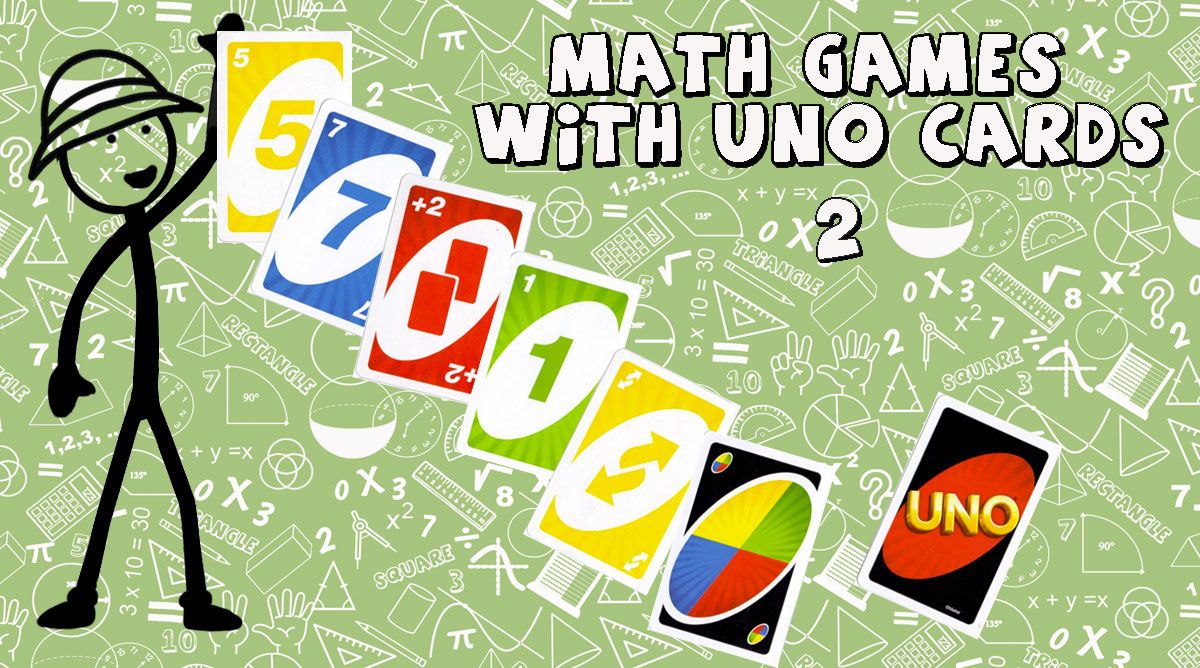 Math Games with UNO cards 2