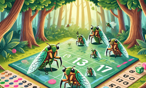 Cicada Prime Number Game: Survive & Emerge!