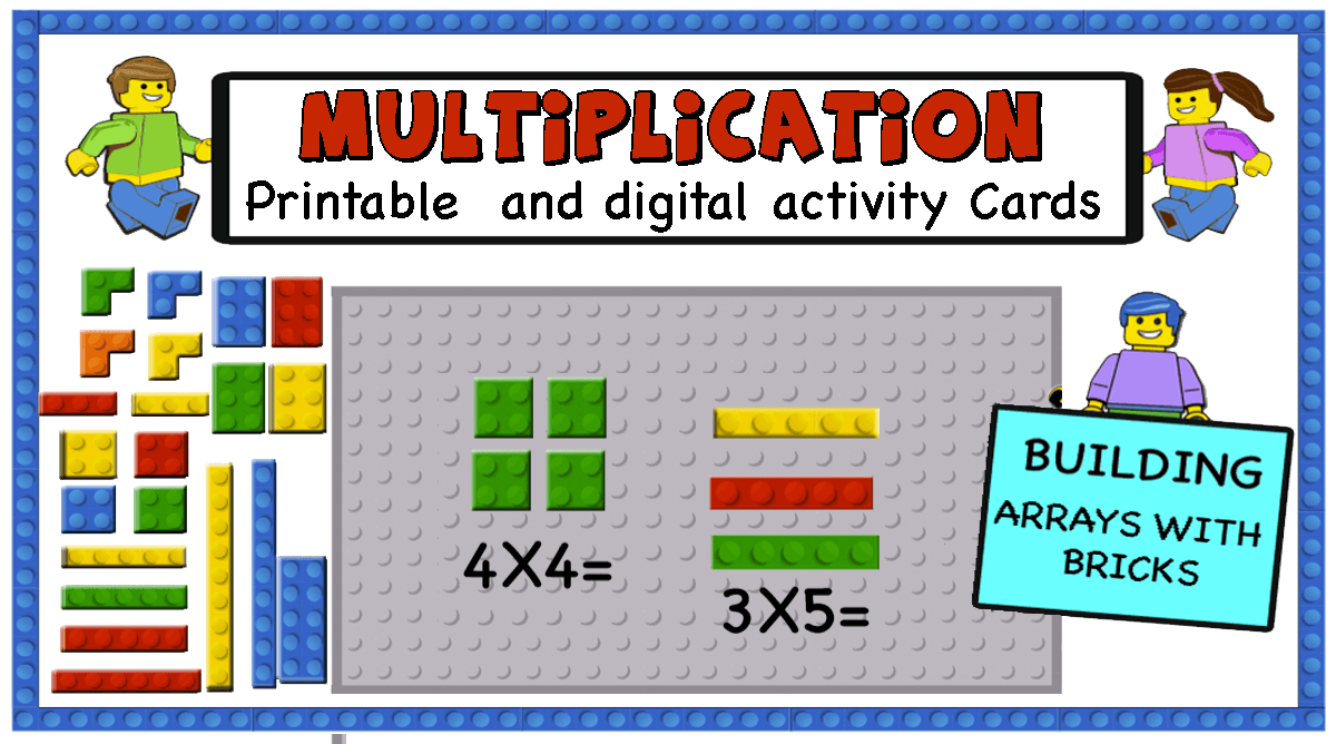 Multiplication and its properties (Building Arrays with Bricks) Print and Digital